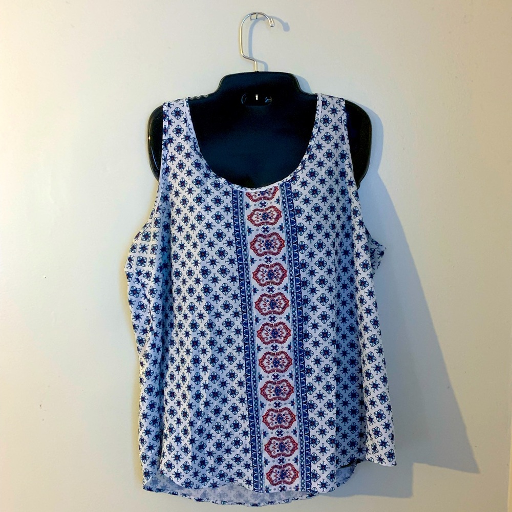 Time and Tru Polyester Sleeveless Top
